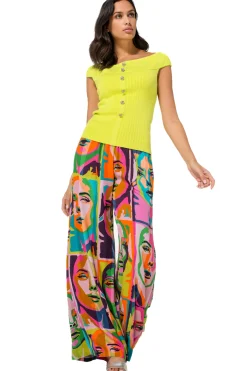 1242-80 / Aansluitende Geklede Top Met Stretch><noscript><img width=