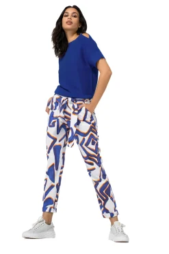 1545-29 / Baggy Broek Met Stretch, Oprolzoom, Mid Waist><noscript><img width=