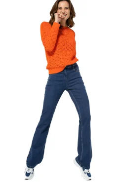 1519-23 / Comfortabele Bootcut Jeans, Normal Waist><noscript><img width=