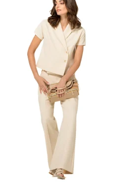 1583-34 / Comfortabele Citylook Broek, Recht Been, Normal Waist><noscript><img width=