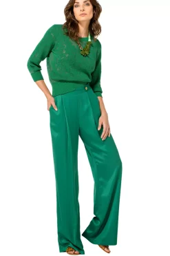 1267-62 / Elegante Half Doorschijnende Pull>Caroline Biss Hot