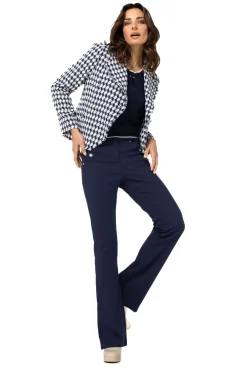 1248-21 / Fijn Gebreide Bicolor Pull><noscript><img width=