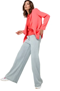 1246-72 / Fijn Gebreide Top Met Schoudereffect><noscript><img width=