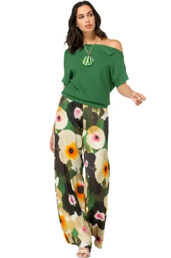 1246-62 / Fijn Gebreide Top Met Schoudereffect><noscript><img width=