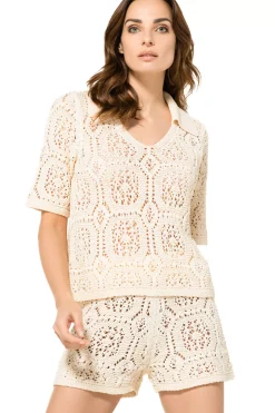 3517-93 / Gehaakte Short, Normal Waist><noscript><img width=