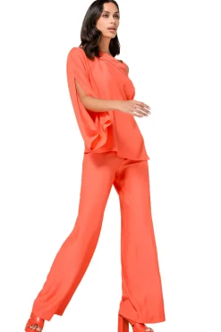 1586-55 / Geklede Broek, Recht Been, Normal Waist><noscript><img width=