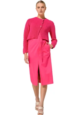 1281-74 / Grof Gebreide Bolero In Katoen><noscript><img width=