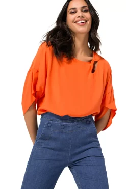 1617-53 / Korte Soepelvallende Top><noscript><img width=
