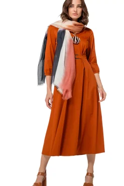 1167-35 / Licht Aansluitende Midi Jurk Met Stretch><noscript><img width=