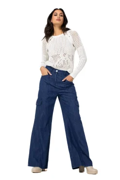 1232-91 / Los Gebreide Pull Met Afneembare Mouwen><noscript><img width=