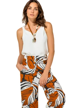 1622-91 / Losvallende Rechte Top Met Schoudereffect><noscript><img width=