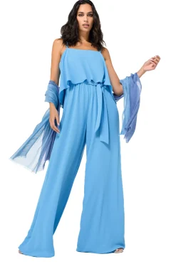 1520-64 / Soepelvallende Geklede Jumpsuit, Wijd Been><noscript><img width=
