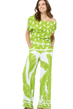 3556-79 / Soepelvallende Wijde Broek, Normal Waist><noscript><img width=