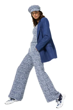 1557-29 / Sportieve Broek In Bouclette, Normal Waist><noscript><img width=